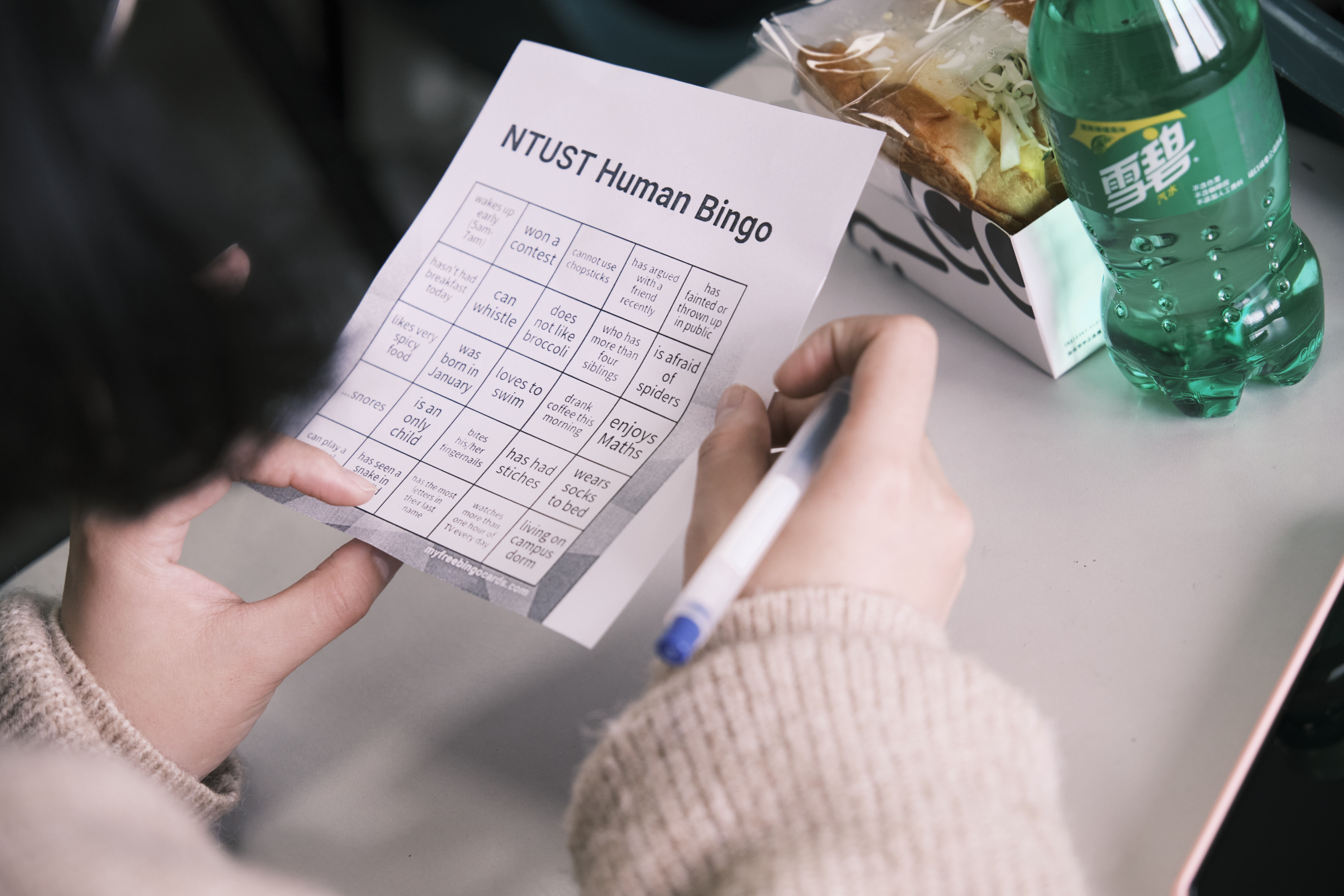 110-2 英語角落第五場活動Bingo